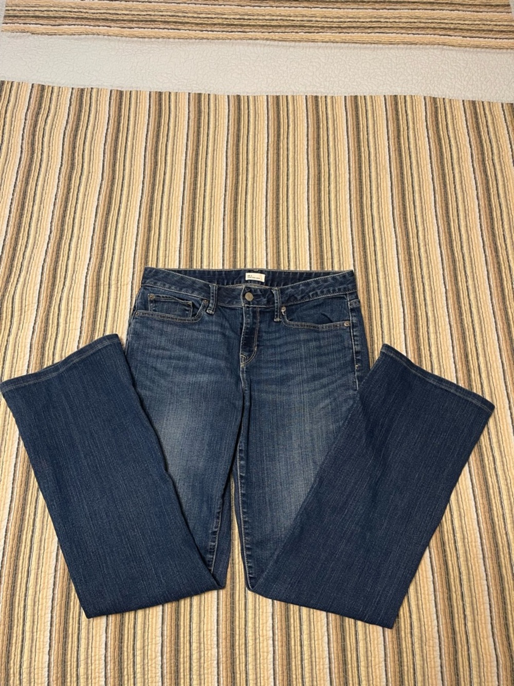 GAP 1969 Women's 28 Long and Lean Dark Blue Straight-Leg Jeans Tall Inseam
